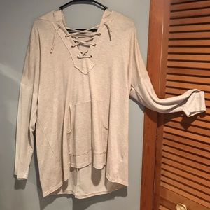 Cross String Sweater